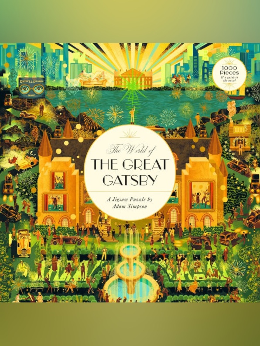 Laurence King The World of theGreat Gatsby 1000 piece puzzle